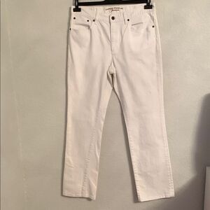 Lauren Jeans CO Premium White Classic Straight Jeans Women’s Size 12
